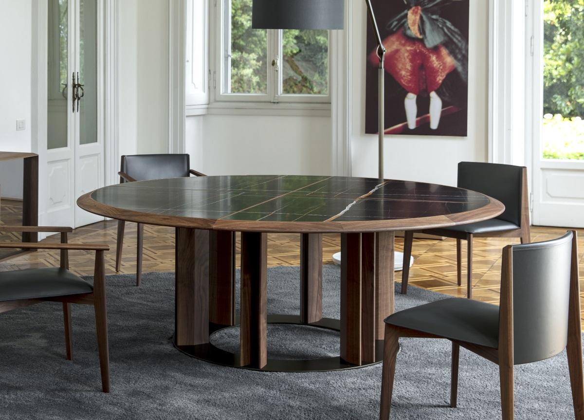 Porada Thayl Round Dining Table Porada Tables Porada Furniture