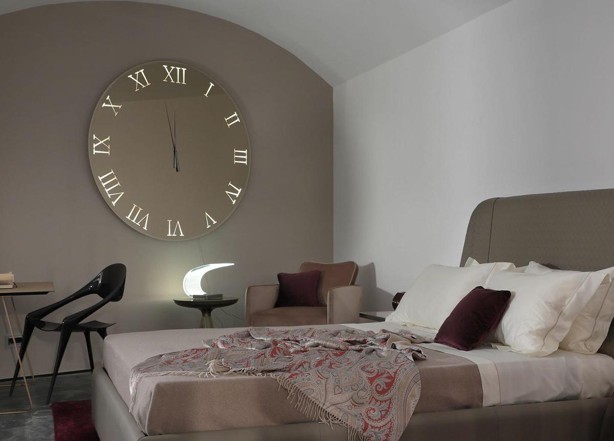 Reflex Titanium Clock/Mirror