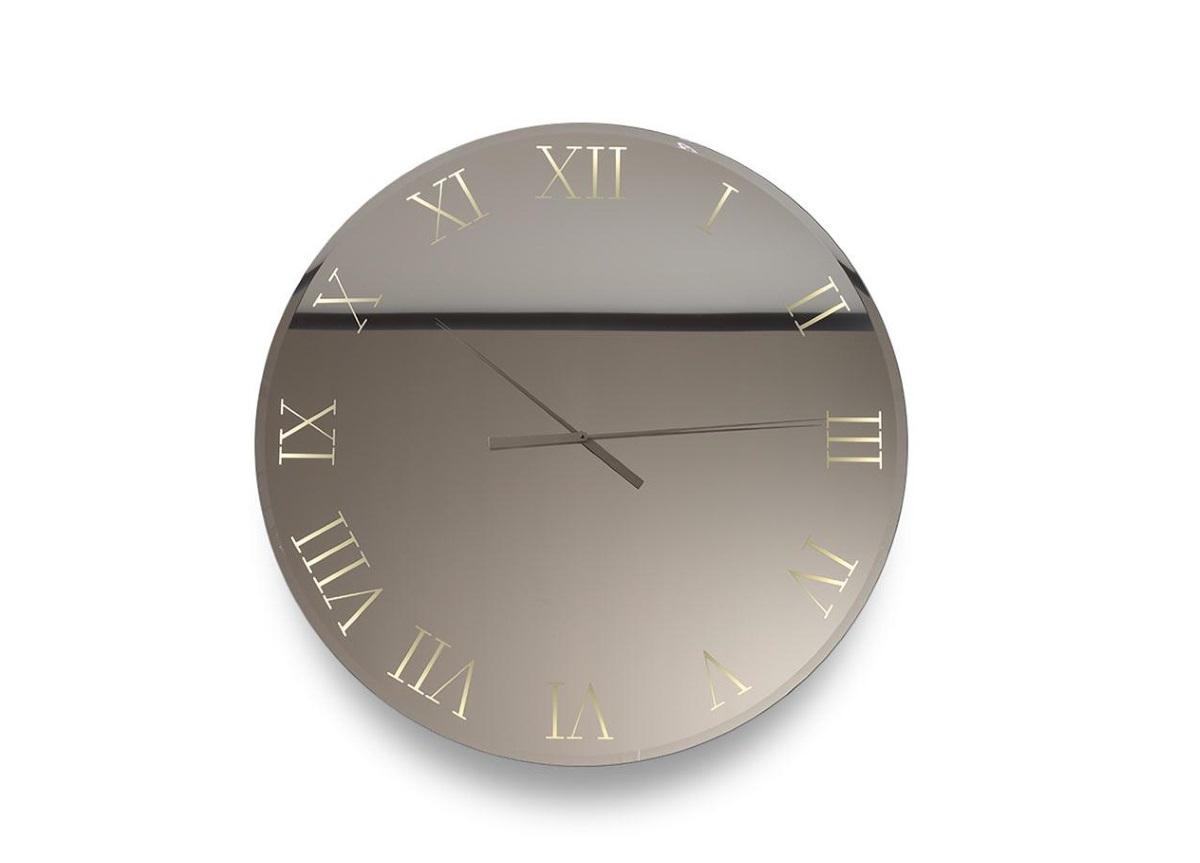 Reflex Titanium Clock/Mirror Reflex Angelo Go Modern Clearance