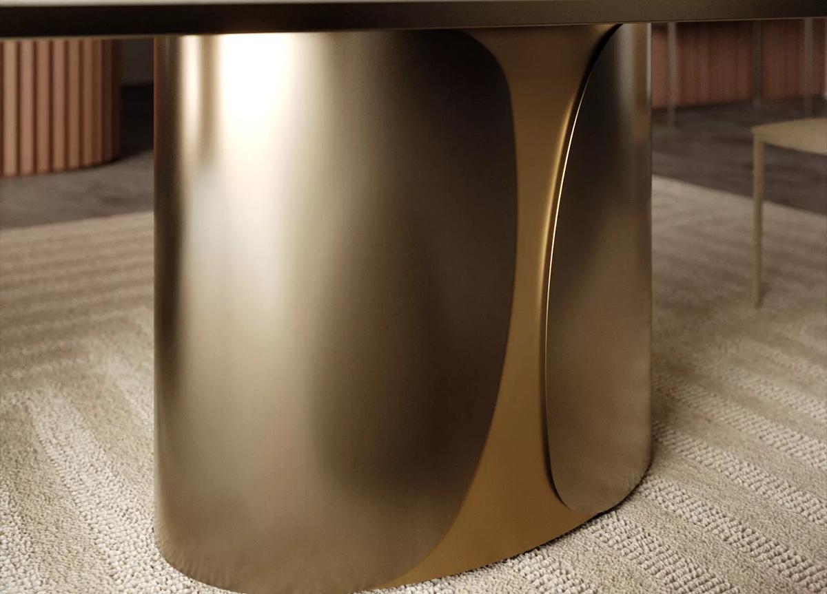 Bontempi Talos Barrel Top Dining Table