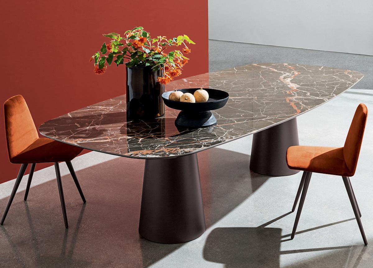 Sovet Italia Totem Two Bases Dining Table