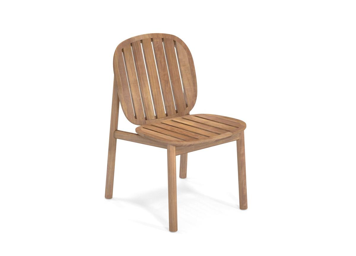 Emu Twins Teak Garden Dining Chair