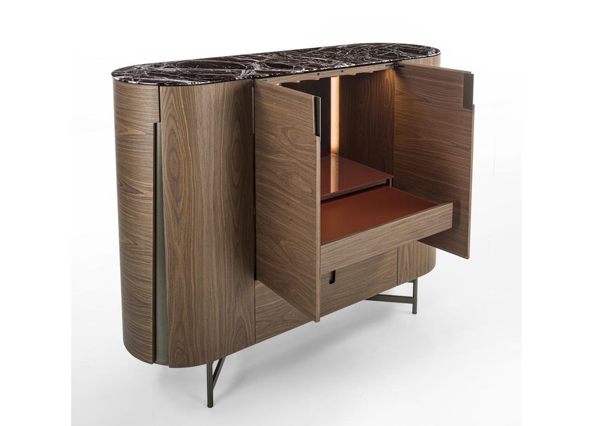 Porada Tysla Bar Cabinet