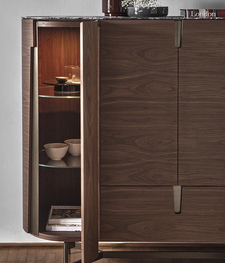 Porada Tysla Bar Cabinet