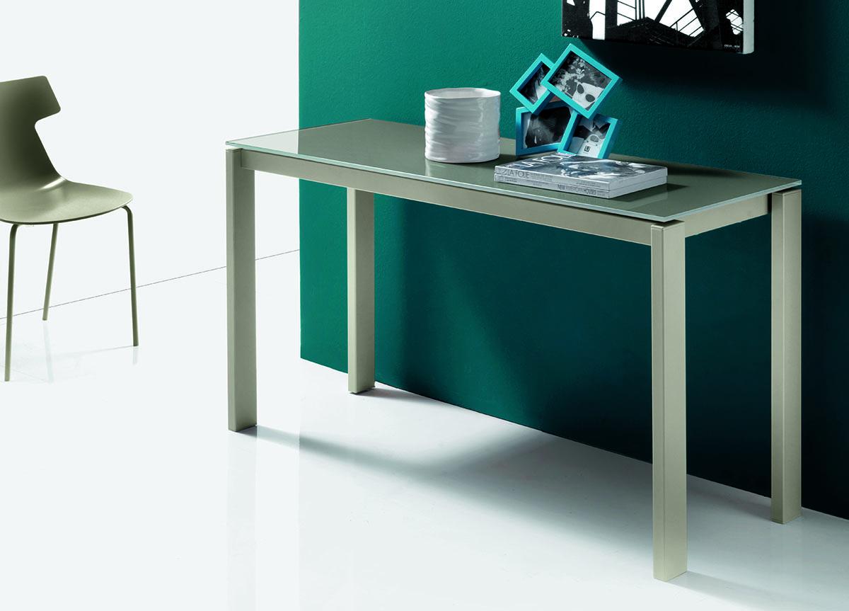 Bontempi Vega Extending Console/Dining Table - Now Discontinued In Glass