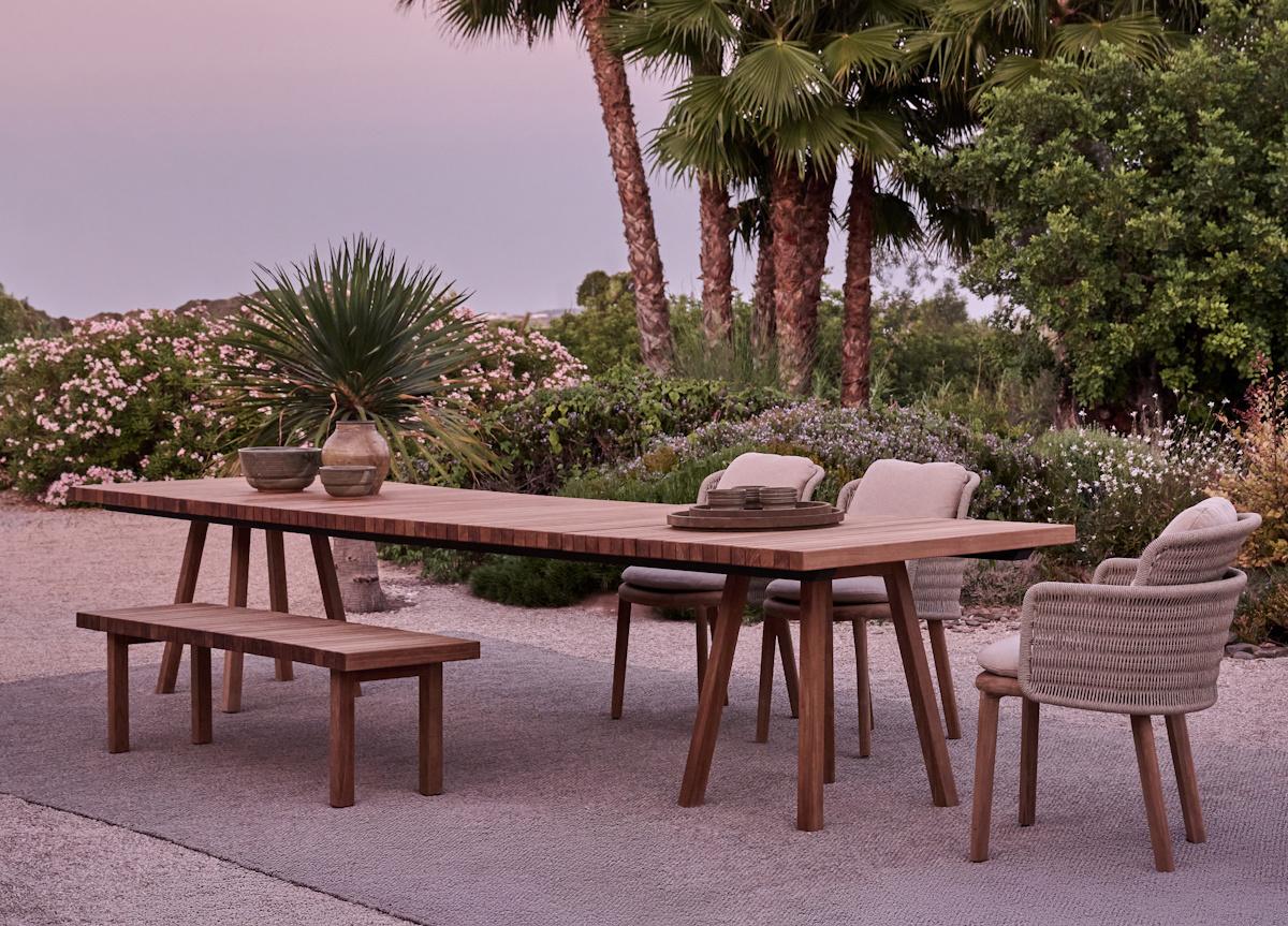 Tribu Vis A Vis Garden Dining Table