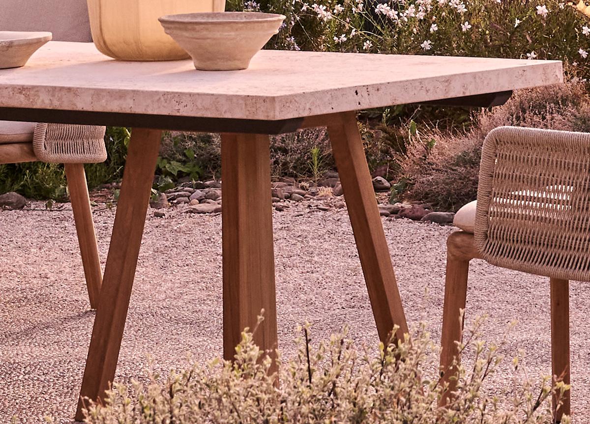 Tribu Vis A Vis Garden Dining Table