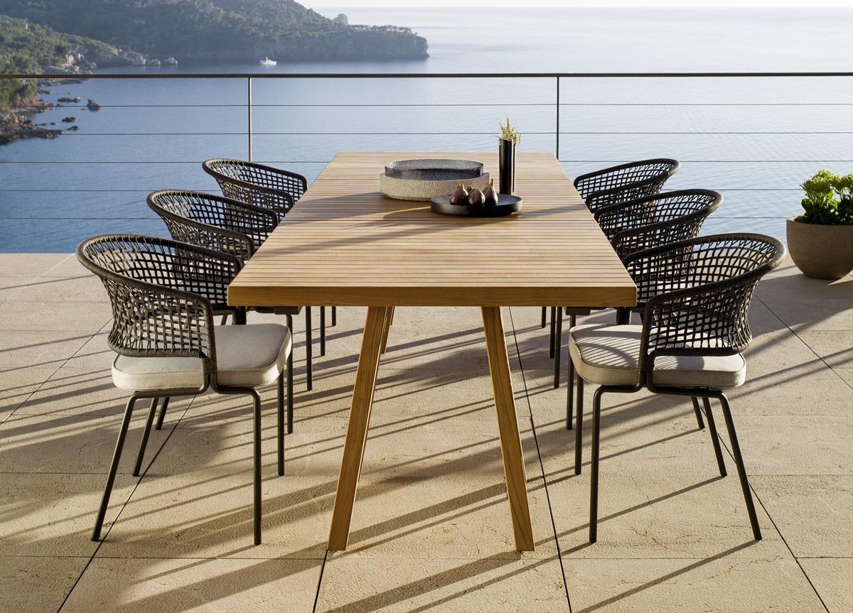 Tribu Vis A Vis Garden Dining Table