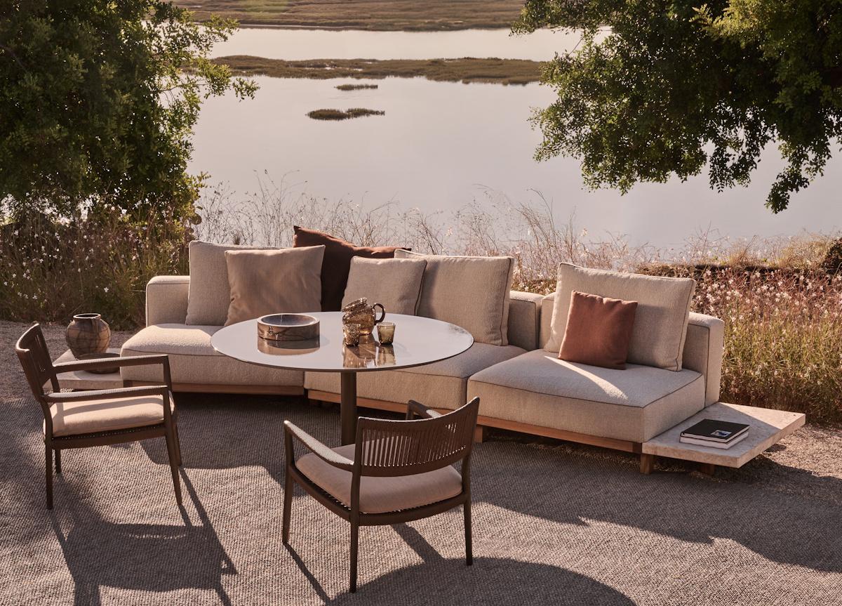 Tribu Vis A Vis Garden Sofa