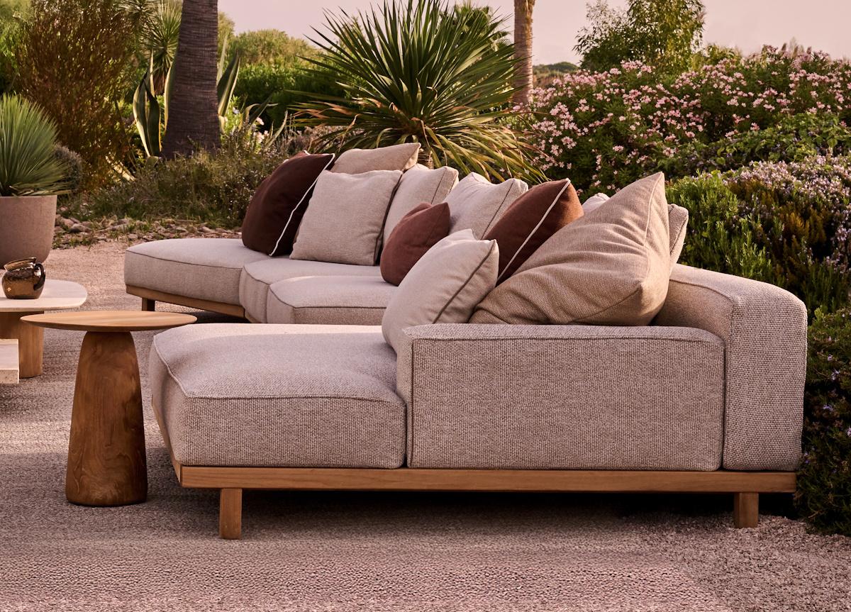 Tribu Vis A Vis Corner Garden Sofa