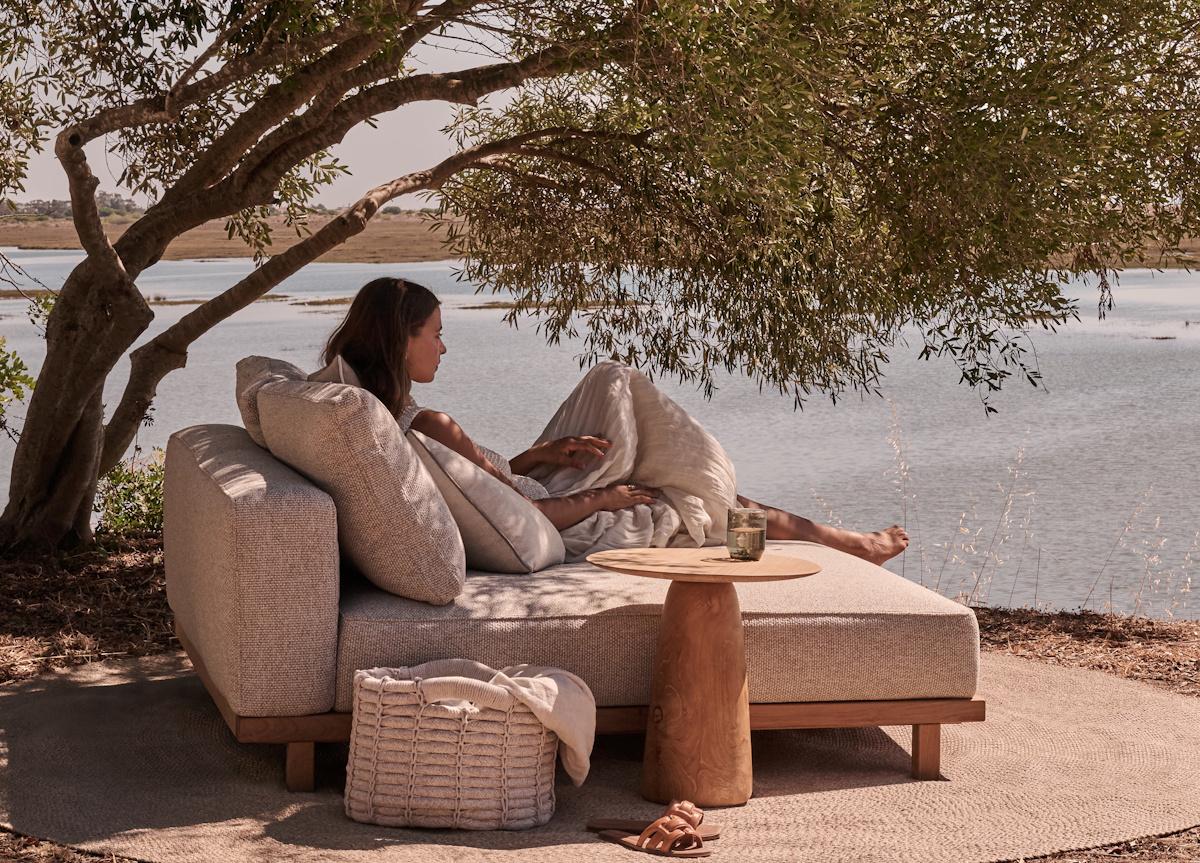 Tribu Vis A Vis Garden Double Daybed