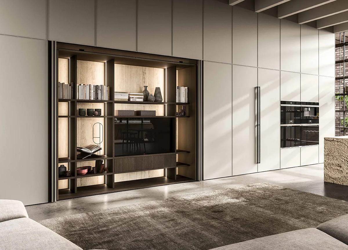 Vitae Kitchen With Stone Clad Island