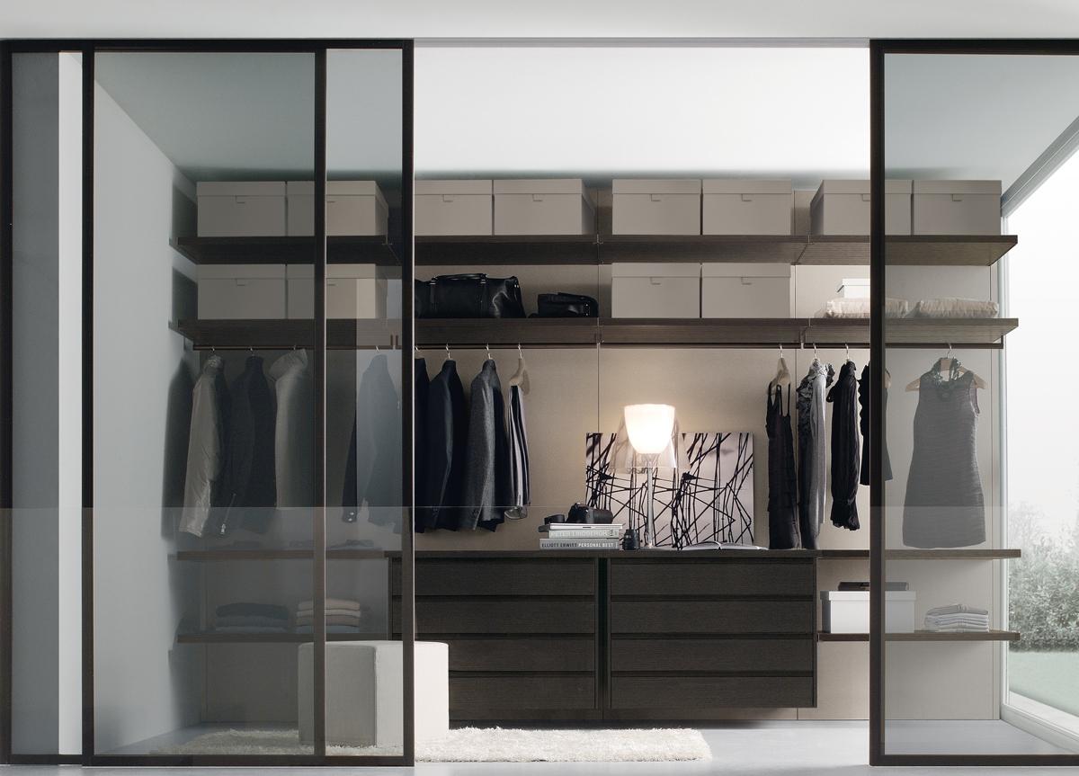 Jesse Walk In Wardrobe With Smoked Glass Doors - Now Discontinued