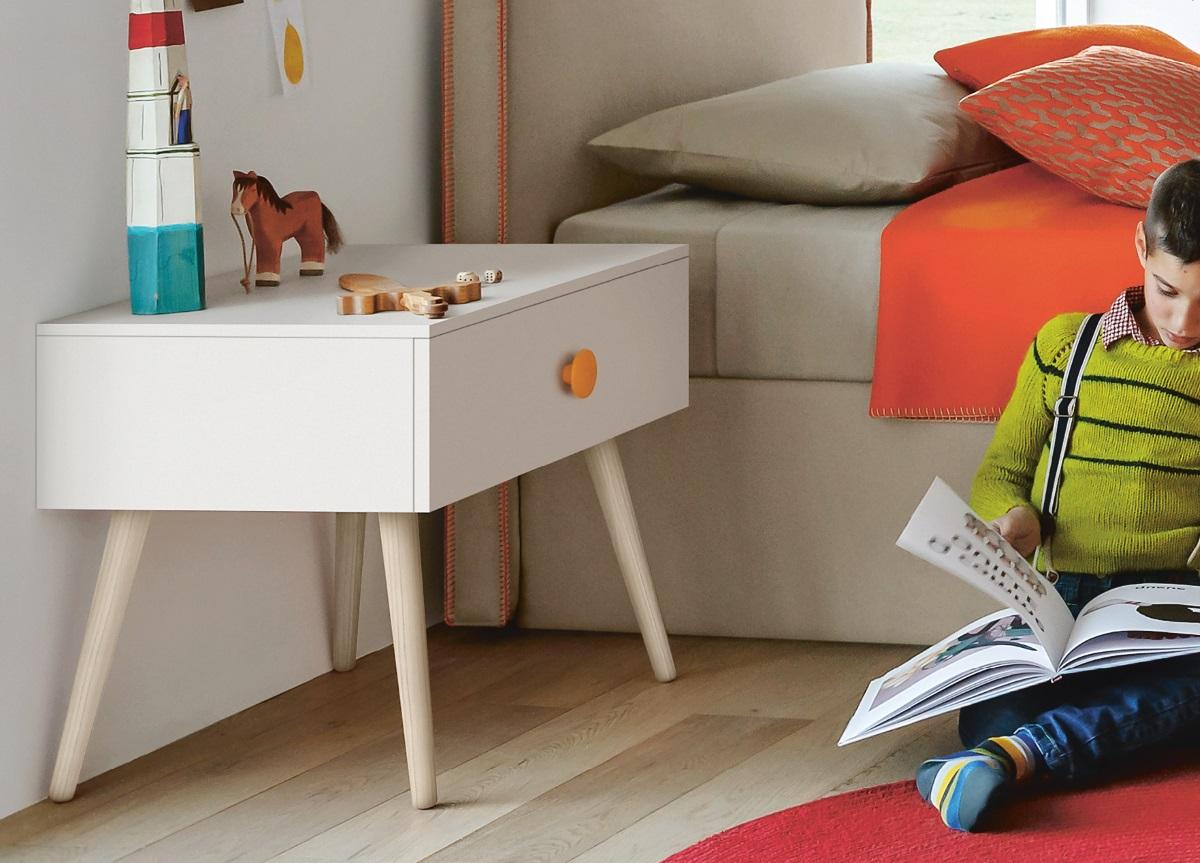 Battistella Woody Bedside Table with Legs