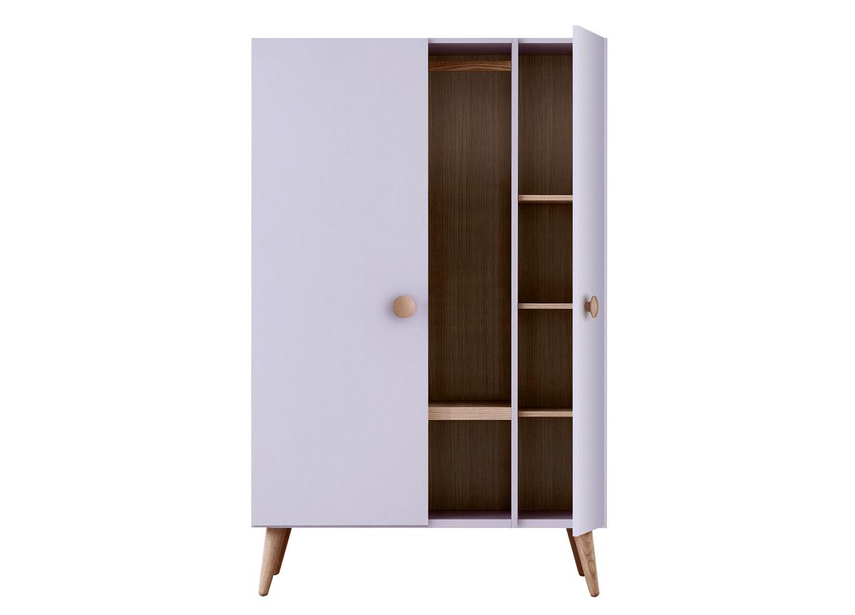 Battistella Woody Wardrobe with Shelves Unit