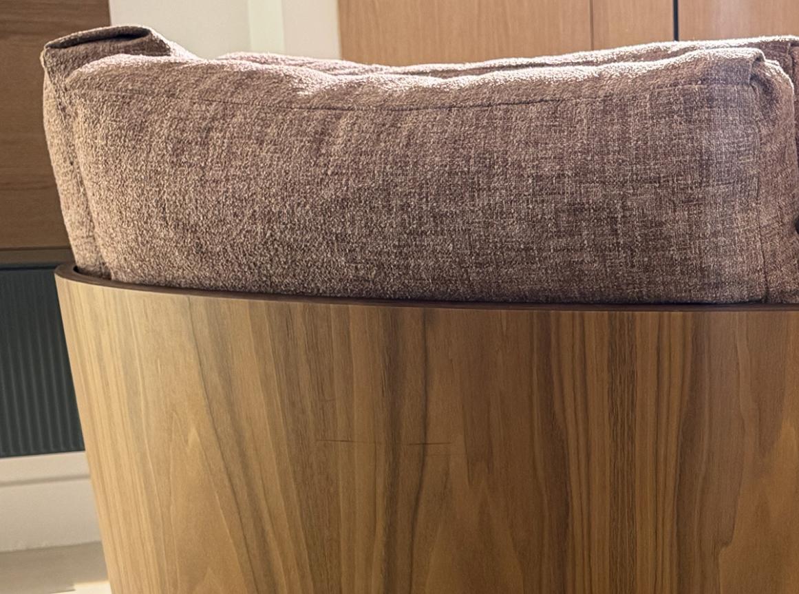 Porada Calin XL Armchair With Swivel Base - In Stock - Immediate Delivery