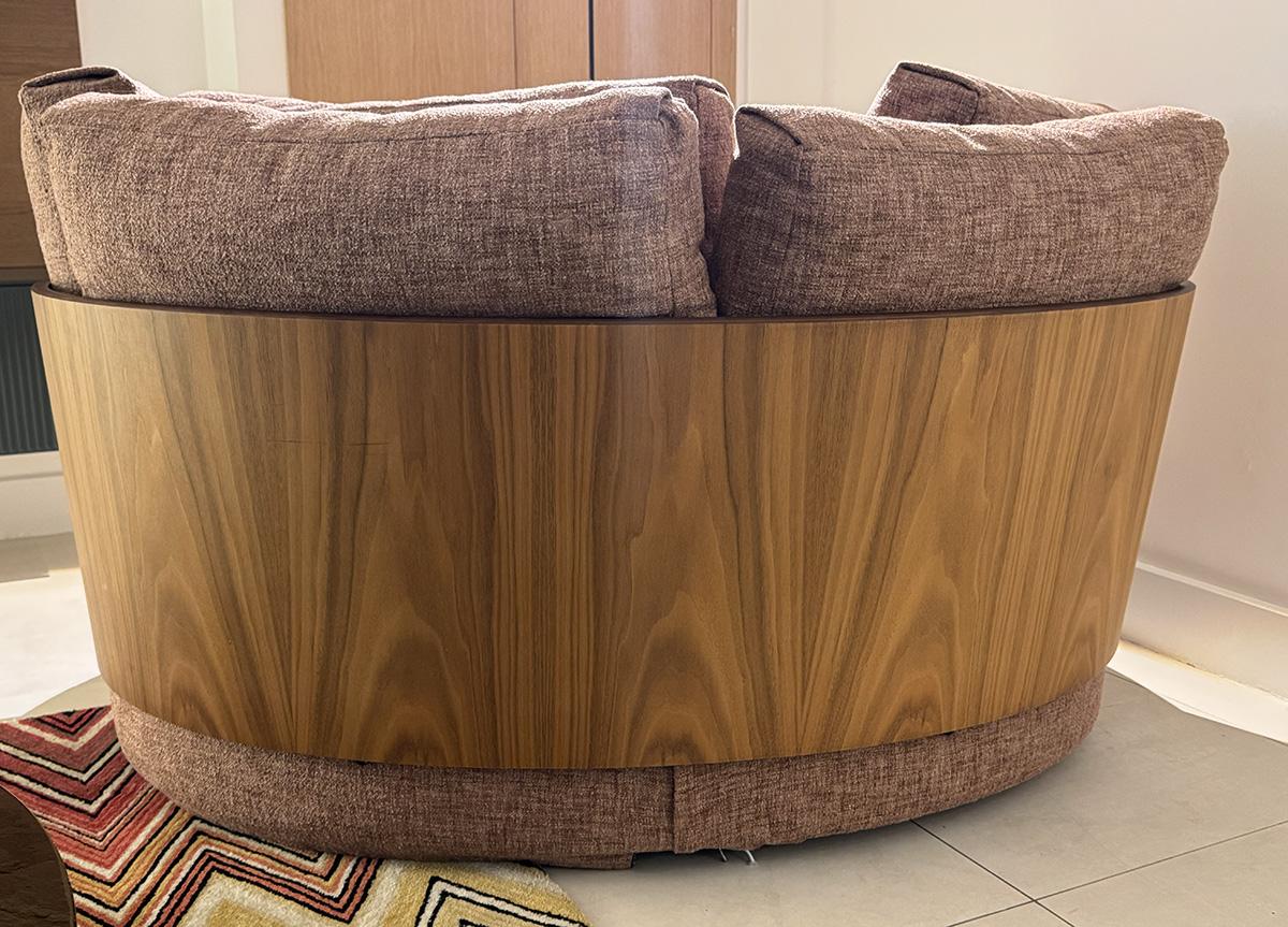 Porada Calin XL Armchair With Swivel Base - In Stock - Immediate Delivery