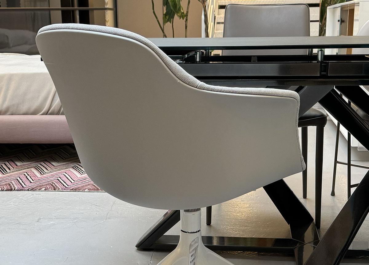 Bontempi Mood Dining/Desk Chair with Swivel Base - Ex Display, in Stock