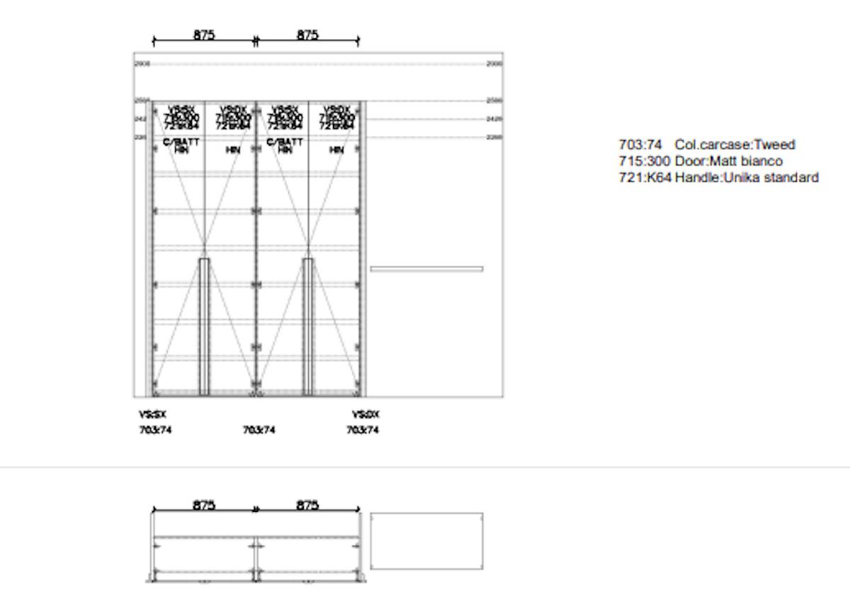 Unika Bedroom Wardrobe - New - In Stock - Immediate Delivery