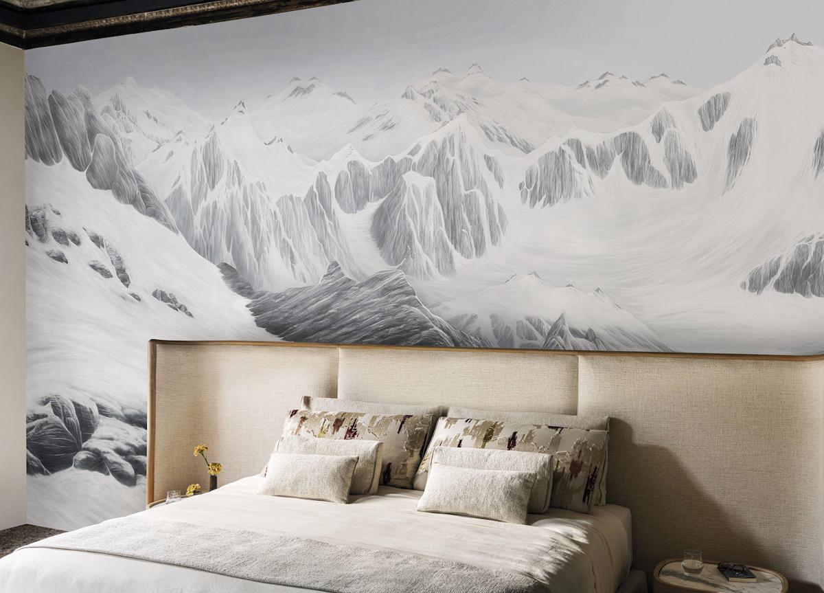 Les Cimes Cristallines Wallpaper