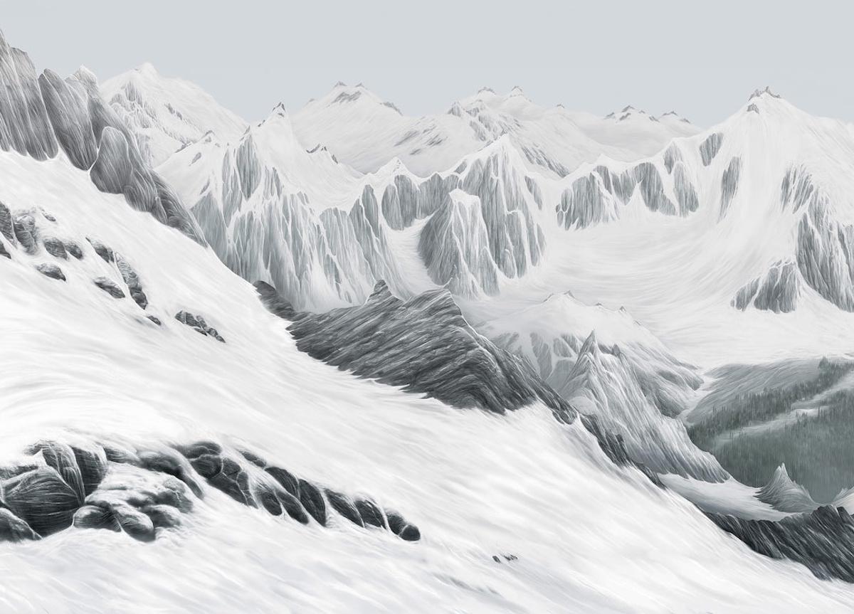 Les Cimes Cristallines Wallpaper