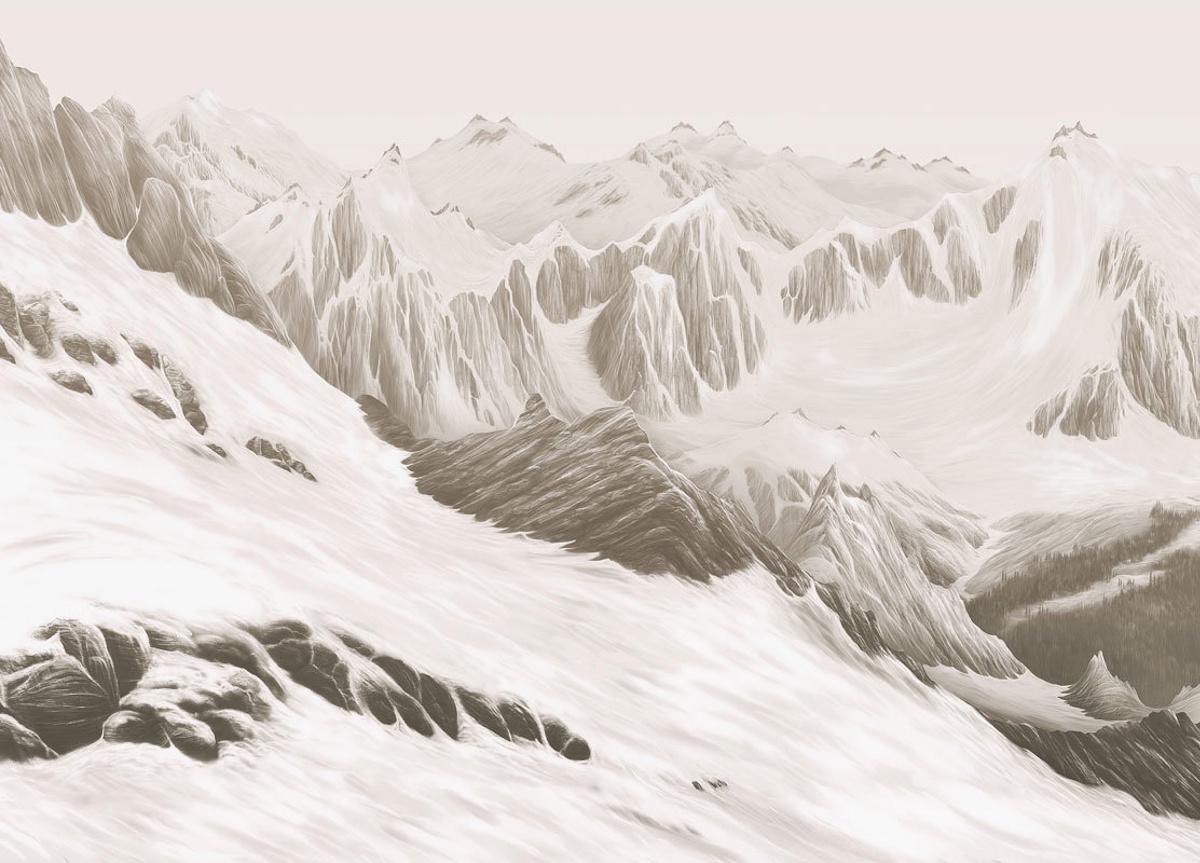 Les Cimes Cristallines Wallpaper