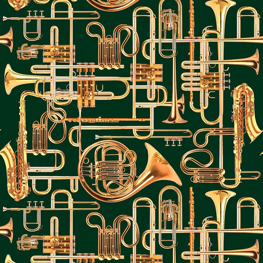 London Art Donald Trumpet Wallpaper