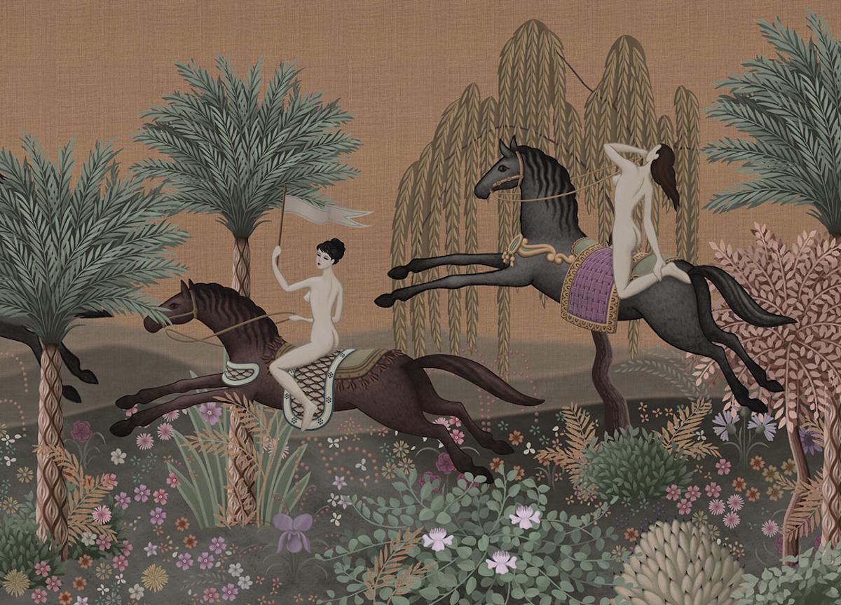 London Art La Course Wallpaper