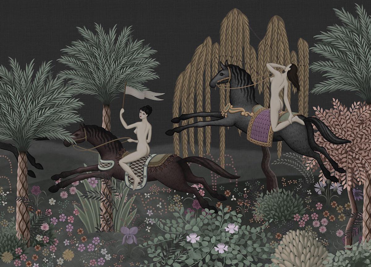 London Art La Course Wallpaper