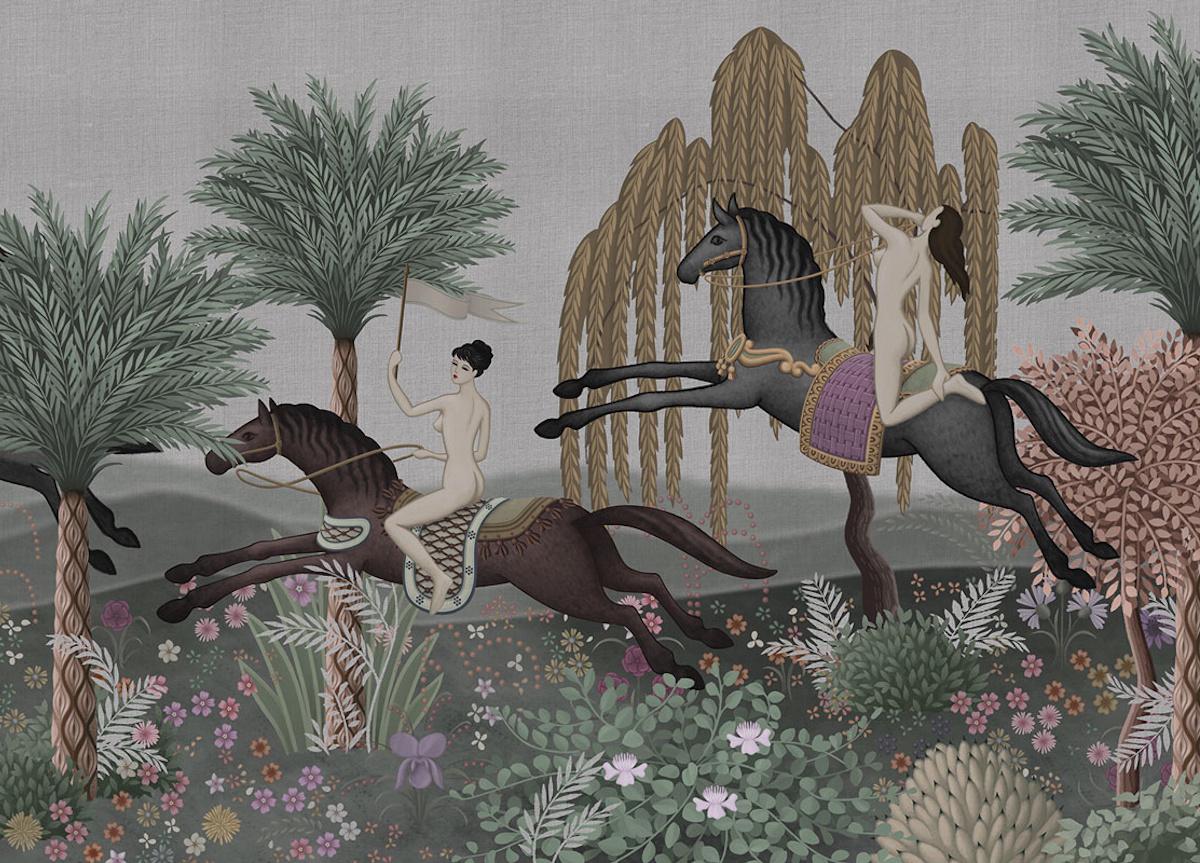 London Art La Course Wallpaper