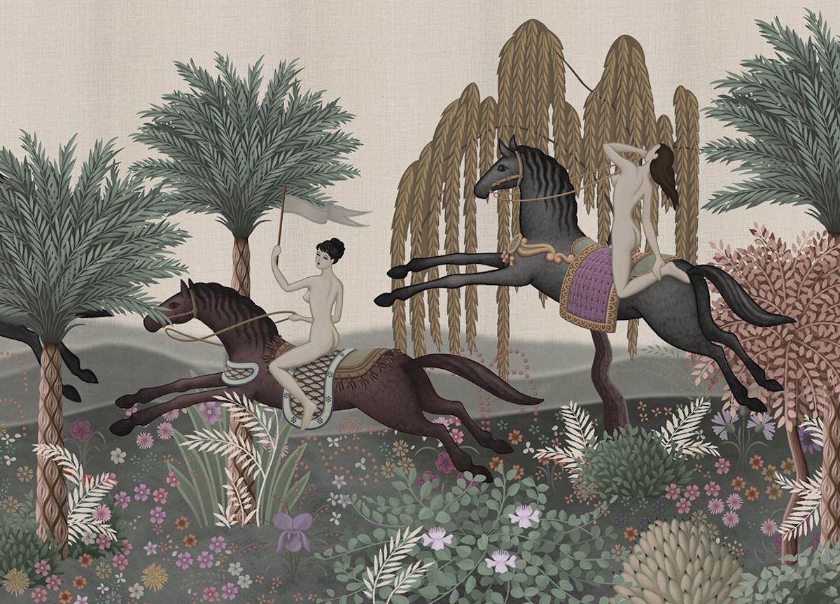 London Art La Course Wallpaper