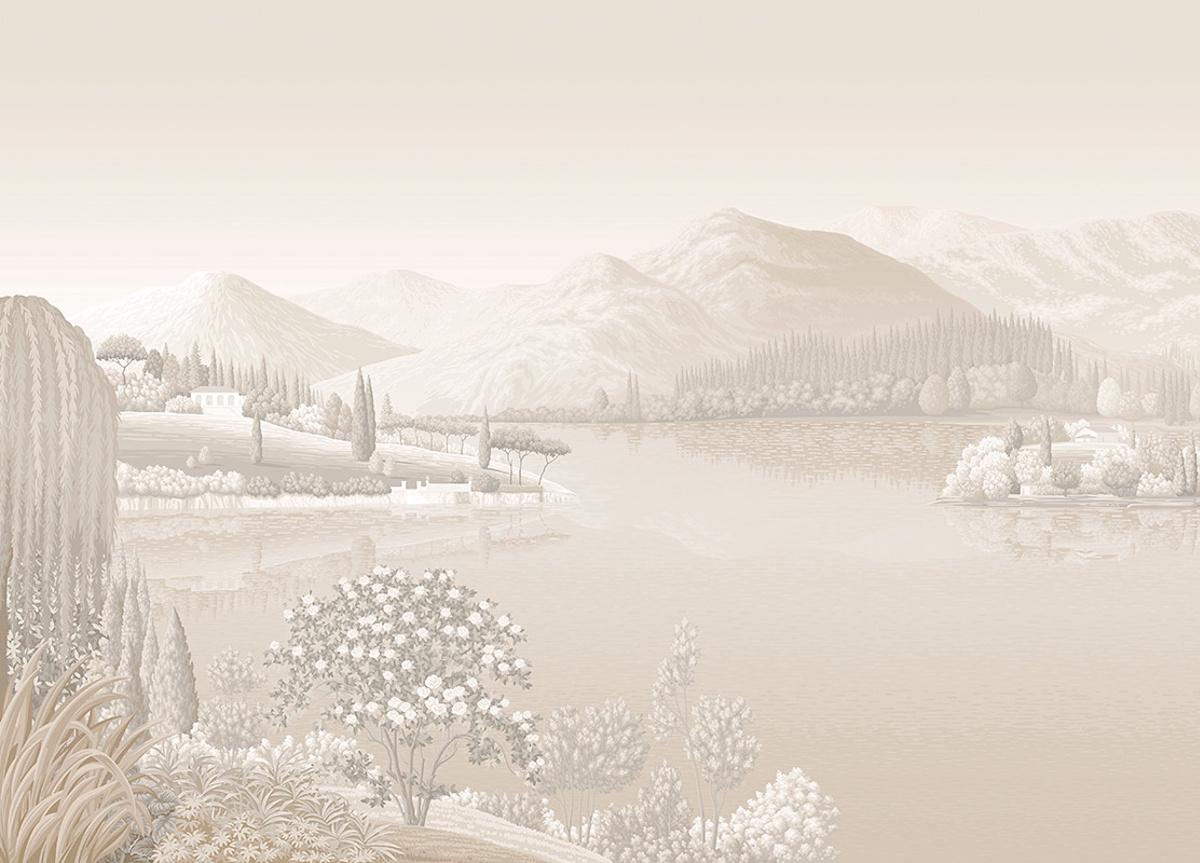 London Art La Lumière du Lac Wallpaper