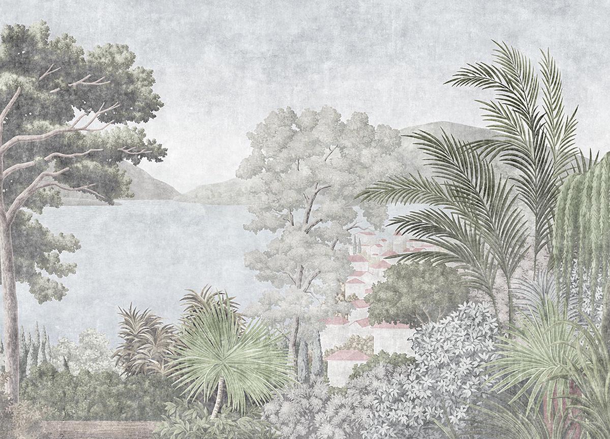 London Art La Lumière du Lac Wallpaper