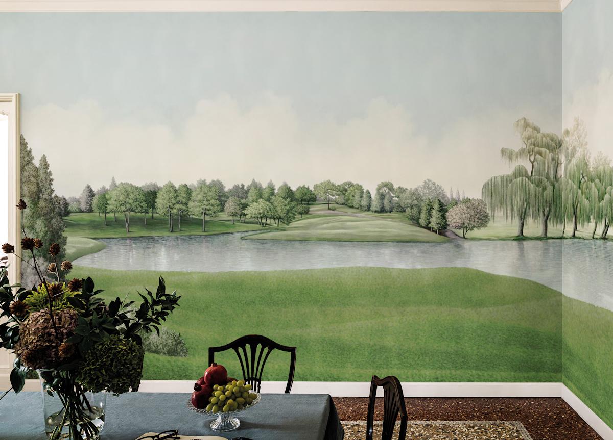 London Art La Pelouse Royale Wallpaper