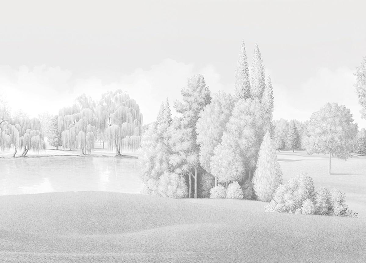 London Art La Pelouse Royale Wallpaper