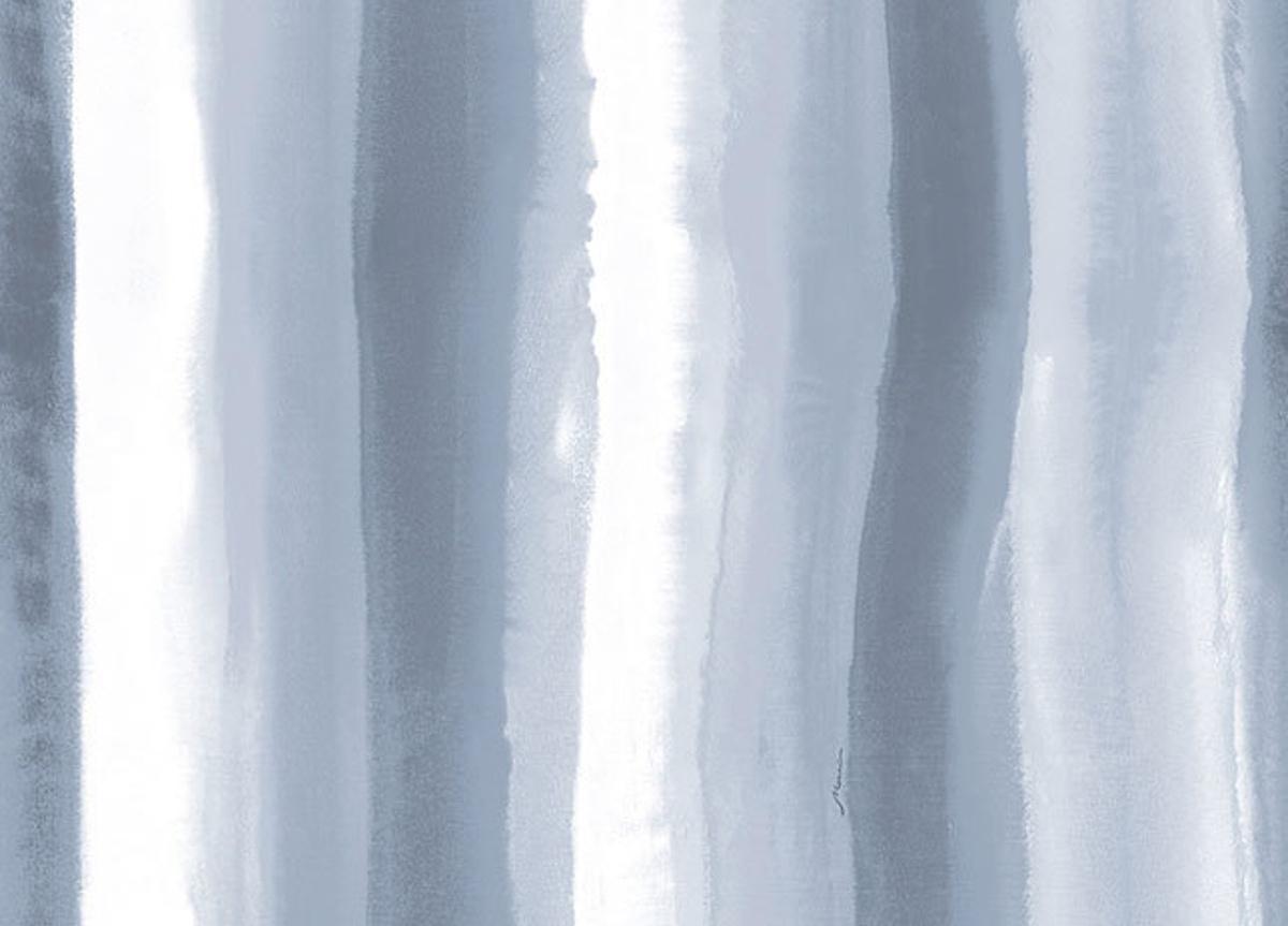 London Art Soft Stripe Clouds Wallpaper