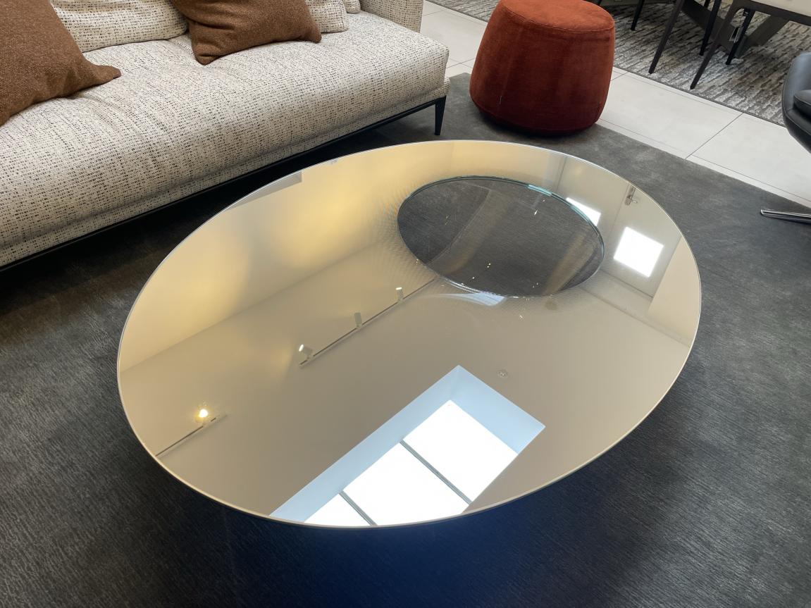 Glas Italia Nacre Coffee Table With Hole - Ex-Display