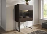 703 Glass Cupboard With Legs
