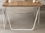 Manutti Air Garden Table - Iroko Hardwood Top - Now Discontinued