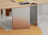 Miniforms Albio Dining Table with Mirrored Base