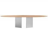 Miniforms Albio Dining Table with Mirrored Base