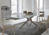 Bontempi Artistico Extending Glass Dining Table