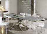 Bontempi Artistico Extending Glass Dining Table