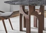 Porada Augusto Round Dining Table in Marble
