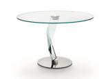 Tonelli Bakkarat Round Glass Dining Table