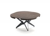 Ozzio Big Round Extending Dining Table