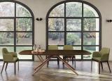 Bontempi Bridge Barrel Top Dining Table