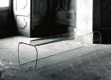 Glas Italia Bent Glass Stool/Bench