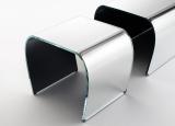 Glas Italia Bent Glass Stool/Bench