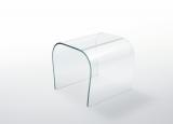 Glas Italia Bent Glass Stool/Bench